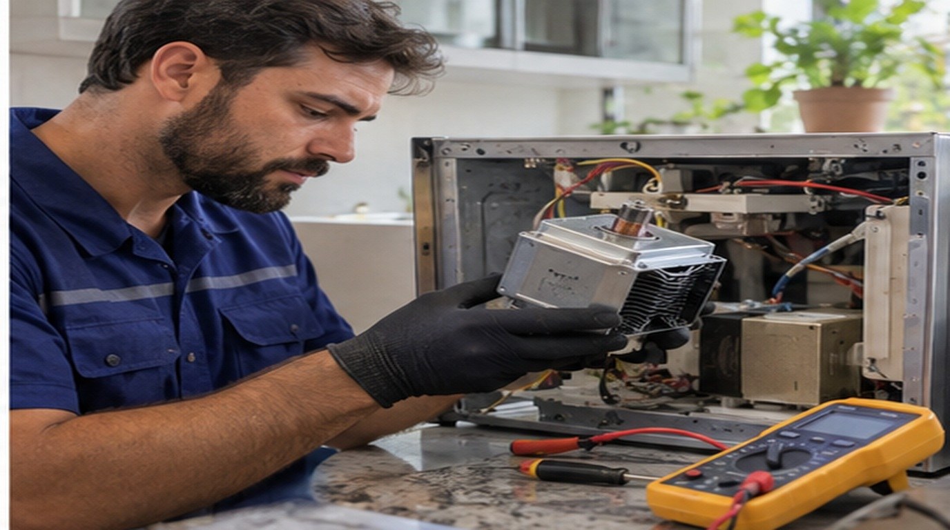 Conserto de micro-ondas em João Pessoa‑PB: troca do magnetron